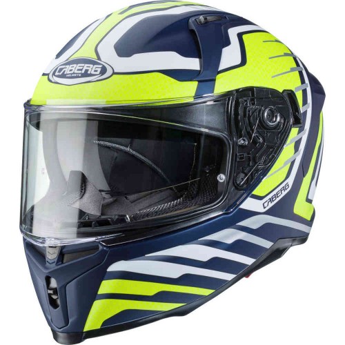 Мото каска Caberg Avalon Forge Matt Blue Yama/White/Yellow Fluo