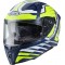 Мото каска Caberg Avalon Forge Matt Blue Yama/White/Yellow Fluo