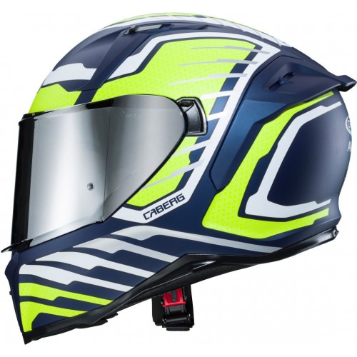 Мото каска Caberg Avalon Forge Matt Blue Yama/White/Yellow Fluo