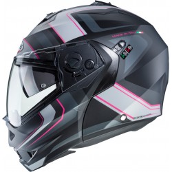 Мото каска Caberg Duke II Tour Matt Black/Pink/Anthracite/Silver
