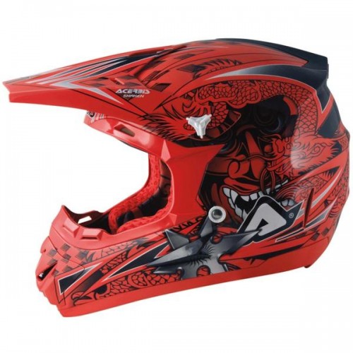 КАСКА Acerbis onway red snake
