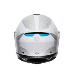Мото каска AGV Tourmodular Frequency Light Grey/Blue E2206
