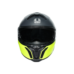 Мото каска AGV Tourmodular Perception Matt Black/Yellow Fluo E2206
