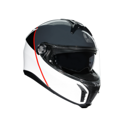 Мото каска AGV Tourmodular Balance White/Grey/Red E2206
