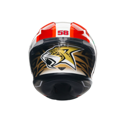 Мото каска AGV K6 S Hyphen Black/Red/White E2206
