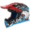 Детска мото каска LS2 MX437J II Fast Evo II Mini Starmaw Gloss Black Blue Red E2206