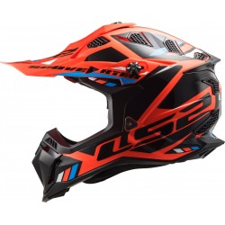 Мото каска LS2 MX700 Subverter Evo II Stomp Fluo Orange/Black Gloss ECE 22.06