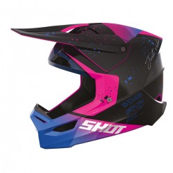 КАСКА SHOT FURIOUS MATRIX PURPLE GLOSSY