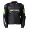  КОЖЕНО ЯКЕ Ignite leather jacket black green