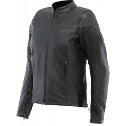Дамско кожено мото яке Dainese Itinere Lady Black