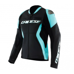 Дамско кожено мото яке Dainese Racing 5 WMN Black/Water