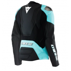 Дамско кожено мото яке Dainese Racing 5 WMN Black/Water