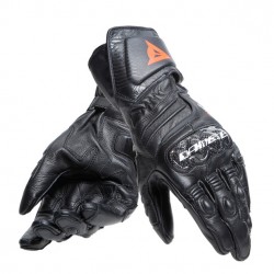 Мъжки кожени мото ръкавици Dainese Carbon 4 Long Black/Black/BlackG 