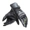 Мъжки кожени мото ръкавици Dainese Druid 4 Black/Charcoal-Gray/Fluo Yellow