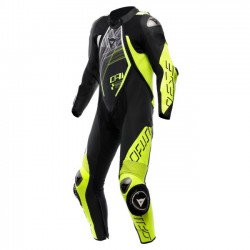 Мъжки кожен мото екип Dainese Audax D-Zip 1PC Perf. Leather Suit