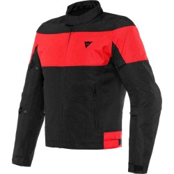 Мъжко текстилно мото яке Dainese Elettrica Air Tex Black/Black/Lava Red