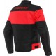 Мъжко текстилно мото яке Dainese Elettrica Air Tex Black/Black/Lava Red