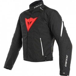 Мъжко текстилно мото яке Dainese Laguna Seca 3 D-Dry Black/Lava Red/White