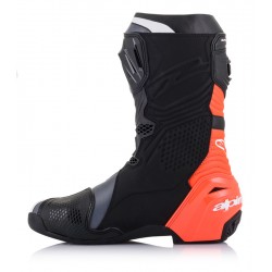 БОТУШИ ALPINESTARS Supertech R v2 Black/Fluo Red/White