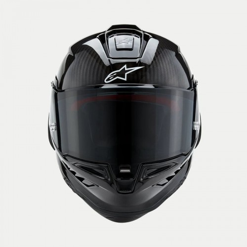 Мото каска Alpinestars Supertech R10 Solid Black Carbon Matte/Glossy