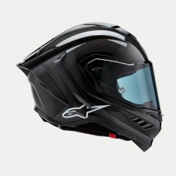 Мото каска Alpinestars Supertech R10 Solid Black Carbon Matte/Glossy