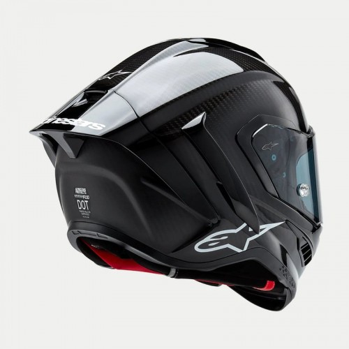 Мото каска Alpinestars Supertech R10 Solid Black Carbon Matte/Glossy