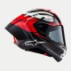 КАСКА ALPINESTARS Supertech R10 Element Black/Carb/Fluo Red/White