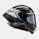 Мото каска Alpinestars Supertech R10 Element Black/Carbon Silver/Black Glossy