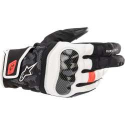 РЪКАВИЦИ ALPINESTARS SMX Z DRYSTAR BLACK/WHITE/RED FLUO