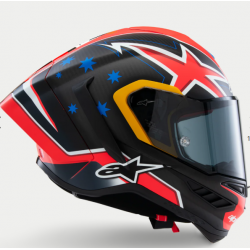 Мото каска Alpinestars Supertech R10 Miller Limited Edition Carbon Red Matt