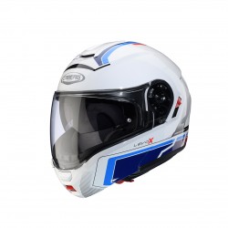 Мото каска Caberg Levo X Elite O5 White/Red/Blue/Light Blue E2206