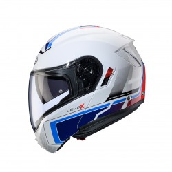 Мото каска Caberg Levo X Elite O5 White/Red/Blue/Light Blue E2206