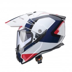 Мото каска Caberg Tanami Scram H7 White/Red/Blue E2206