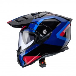 Мото каска Caberg Tanami Scram O4 Black/Blue/Light Blue/Red E2206