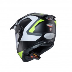 Мото каска Caberg Tanami Scram L6 Matt Black/Grey/Fluo Yellow E2206