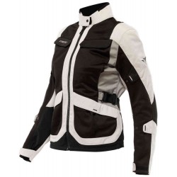 Дамско мото яке Dainese Desert Tex Lady Peyote/Black/Steeple-Gray