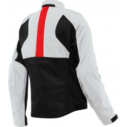 Дамско мото яке Dainese Risoluta Air Tex Lady Glacier-Gray/Lava-Red