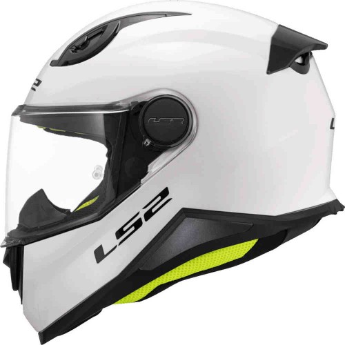 Детска мото каска LS2 FF812 Kid Solid Gloss White E2206