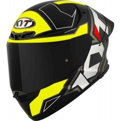 Мото каска KYT TT-Revo Electron Black Matt/Yellow