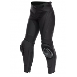 Дамски кожен мото панталон Dainese Delta 4 WMN Black/Black