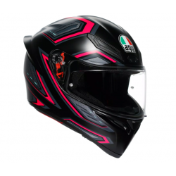 Мото каска AGV K1 S Sling Matt Black/Pink E2206