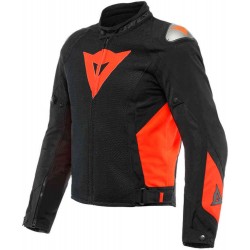 Мъжко текстилно мото яке Dainese Energyca Air Tex Black/Fluo-Red
