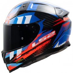 Мото каска LS2 FF811 Vector II Carbon Tantic Blue/Red