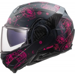 Мото каска LS2 FF910 Advant II Sophia Matt Black/Pink