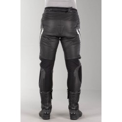 КОЖЕН ПАНТАЛОН RICHA ASSEN BLACK/WHITE