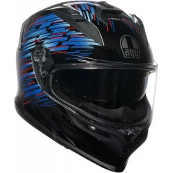 Мото каска AGV K7 MPLK Genisys Matt Black/Blue/Grey E2206