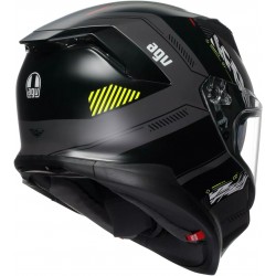 Мото каска AGV K7 MPLK Kyber Matt Grey/Yellow Fluo E2206