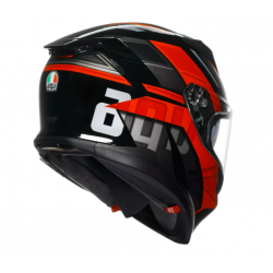 Мото каска AGV K7 MPLK Taurax Black/Red E2206