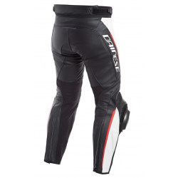 Мъжки кожен мото панталон Dainese Delta 3 Black/White/Red