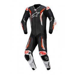 МЪЖКИ КОЖЕН MOTO ЕКИП ALPINESTARS GP TECH V5 Black/White/ Fluo Red